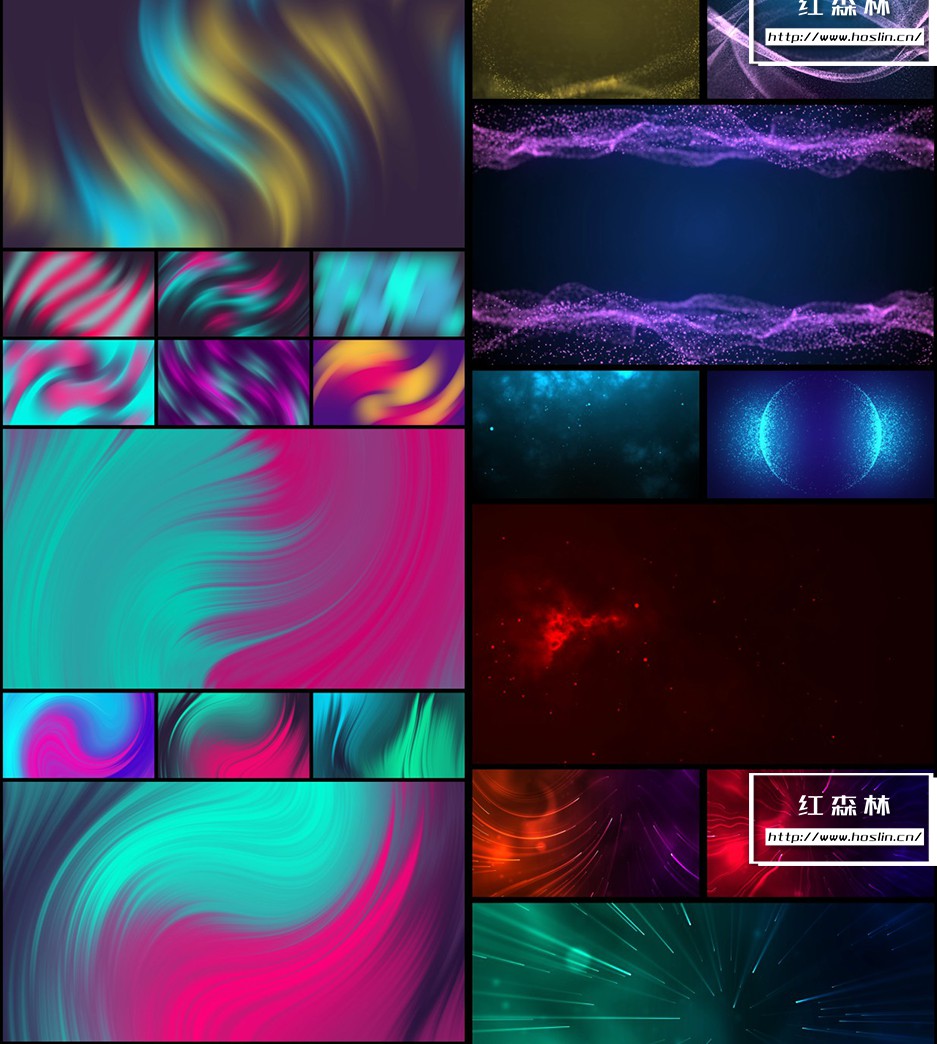【AE脚本】300种抽象彩色渐变图形背景循环动画 iBG | 300+ Loop Backgrounds插图(5) 【AE脚本】300种抽象彩色渐变图形背景循环动画 iBG | 300+ Loop Backgrounds插图(5)