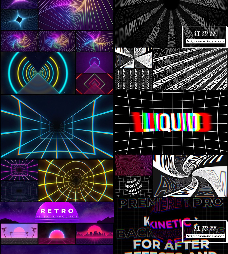 【AE脚本】300种抽象彩色渐变图形背景循环动画 iBG | 300+ Loop Backgrounds插图(11) 【AE脚本】300种抽象彩色渐变图形背景循环动画 iBG | 300+ Loop Backgrounds插图(11)