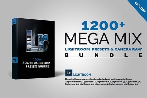 【LR预设】1200组风光人文摄影师常用Lightroom调色预设工具包 1200+ Mega Mix Lightroom Presets