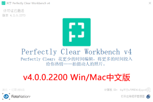 【软件】照片自动廋脸美妆滤镜智能清晰调色修图软件 Perfectly Clear WorkBench V4.0.0.2200 Win/Mac中文版+25套汉化预设