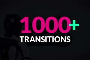 【4K视频素材】1000组多类别图形蒙版遮罩过渡转场动画 Transitions Mega Collection Pack