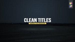 【FCPX插件】20组现代简洁干净文字标题动画 Clean Titles