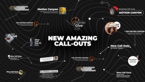 【FCPX插件】16个呼出线条框文字标题介绍动画 New Amazing Call Outs