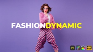 【FCPX模板】时尚动感快闪图文展示介绍片头动画 Fashion Dynamic