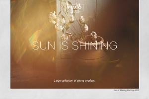 【图片素材】40张金色耀眼太阳炫光特效照片叠加合成素材 Sun is Shining Overlays