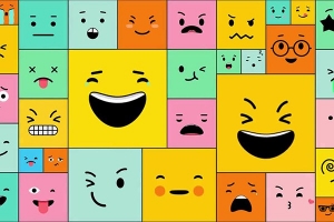 【FCPX插件】36个有趣可爱卡通emoji表情贴纸动画 Square Emoji