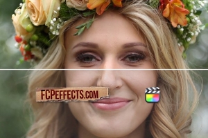 【FCPX插件】磨皮美颜光滑皮肤效果中文插件 FCPeffects – Skin Smoother V2 汉化版
