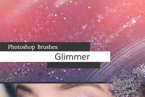 【PS笔刷】用于 Photoshop 和 Photoshop Elements 的 100 多种微光和闪光画笔包