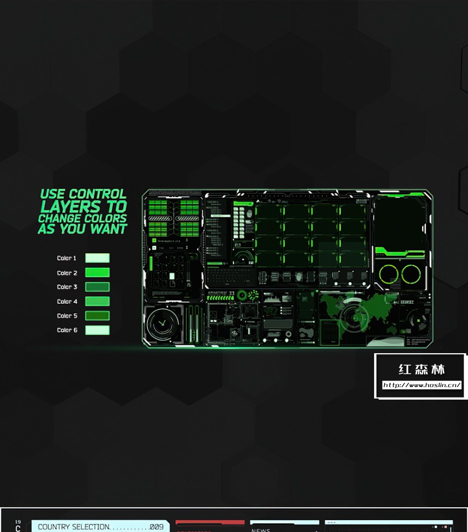 【AE模板】18种HUD未来科技感元素UI动画 HUD Pack 3插图(1)