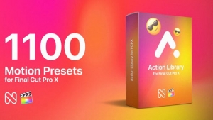 【FCPX插件】1100种图层运动缓入缓出弹跳蹦跶动画预设 Motion Presets