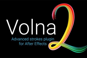 【AE插件】动态线条路径描边绘制生长动画 Volna 2.4.5 Win/Mac中文版 + 使用教程