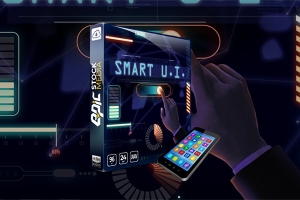 【配乐音效】1200个智能UI用户界面点击加载交互响应音效 Epic Stock Media – Smart UI – Modern User Interface Sound Effects