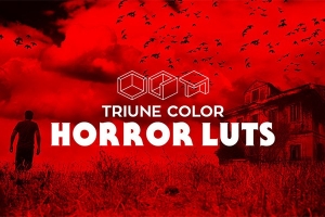 【调色预设】39款惊悚恐怖悬疑电影风格LUTs调色预设 Triune Digital –  Horror LUTs V1