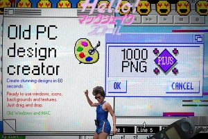【PNG素材】1000+老式计算机Win95电脑界面怀旧像素icon图标弹窗PNG图片素材 Old PC design Creator V.2
