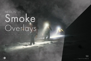 【图片素材】50张逼真的烟饼烟雾雾气晨雾照片合成叠加素材 Realistic Smoke Overlays
