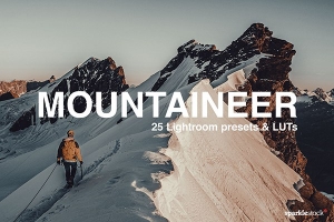 【调色预设】25款旅游登山探险电影风光摄影Lightroom预设视频调色LUT预设 25 Mountaineer Lightroom Presets