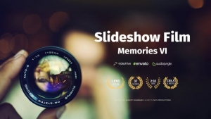 【AE模板】怀旧复古电影机镜头幻灯片回忆图文展示动画 Slideshow Film – Memories VI