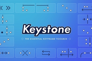 【AE脚本】关键帧复制粘贴对齐镜像拉伸调节控制工具 Keystone v1.1.1