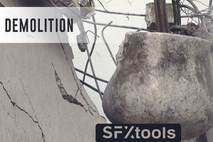 【配乐音效】35首混凝土建筑拆除碰撞破坏粉碎无损音效 Cinetools – Demolition