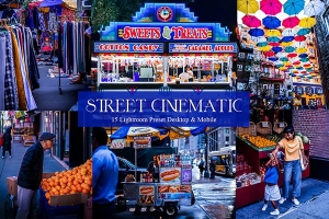 【LR预设】15款赛博朋克街头电影城市摄影浓郁色调LR预设 15 Street Cinematic Lightroom Presets
