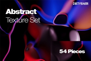 【图片素材】54张抽象扭曲迷幻特效艺术纹理照片合成背景素材 Psychedelic & Abstract Texture Set – 54 Pieces