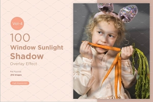 【图片素材】100张墙壁地板百叶窗阳光照射阴影叠加合成素材 100 Shadow Overlay Effect Set vol.4