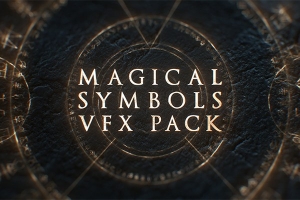 【4K视频素材】82个科幻神奇上古卷轴魔法印记护盾符咒战斗火花特效动画4K视频素材 Triune Digital – Magical Symbols VFX Pack