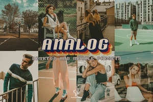 【LR预设】10款经典复古记忆色彩青棕色胶片模拟调色LR预设 10 Analog Lightroom Presets