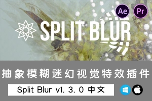 【AE/PR插件】万花筒分割模糊迷幻视觉特效 Split Blur v1.3.0 Win/Mac汉化版