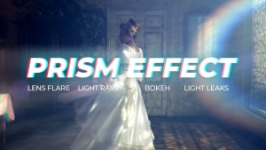 【达芬奇模板】梦幻棱镜光效折射视觉特效预设 Prismatic Effects