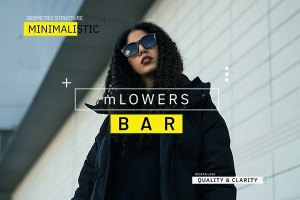 【FCPX插件】50种现代设计精美轻巧字幕条标题动画 motionVFX – mLowers Bar 汉化版