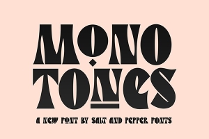 【字体】潮流创意复古酸性逆反差潮牌Logo海报标题排版英文字体 Monotones Font