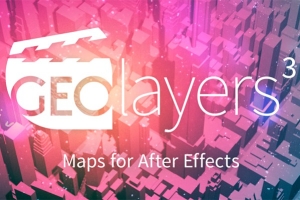 【AE脚本】世界地图任意位置路径展示动画 GEOlayers 3 v1.17.0 +使用教程