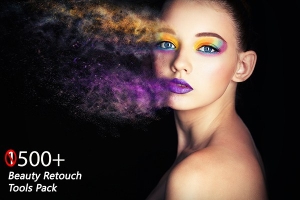 【LR预设】500+ 人像摄影皮肤化妆美容修饰调色Lightroom预设工具包 500+ Beauty Retouch Tools Pack