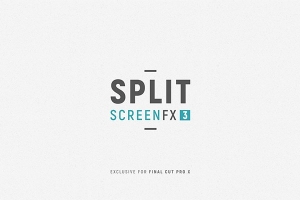 【FCPX插件】30个3D照片墙摄影作品旅游宣传多图展示动画 LenoFX – Split Screen FX 3