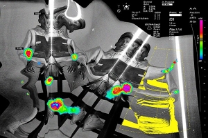 【PSD模板】扭曲故障失真变形回型波彩超扫描显影图像效果PSD模板 Echo Scan Distortion Effect