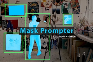 【AE插件】AI人工智能遮罩蒙版生成器 Mask Prompter v1.10.6 Win版 +视频教程