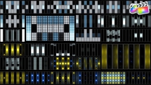 【FCPX插件】30个音乐演唱会迪斯科舞厅背景LED闪烁灯光动画 Disco Backgrounds