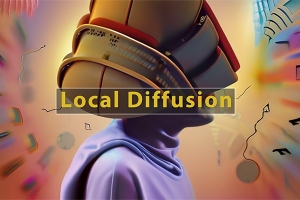 【AE插件】人工智能AI绘画文字生成视频图像插件 Local Diffusion v1.4.5 Win版
