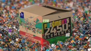 【PR脚本】2450个二维卡通人物场景MG动画预设包 Fragments Animated 2D Elements v2.0 Pr
