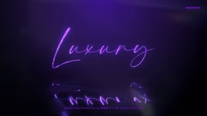 【AE模板】奢华优雅文字LOGO标志展示动画 Luxury Logo Reveal