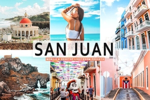 【LR预设】13款圣胡安城市旅拍风光人像摄影调色LR预设 San Juan Pro Lightroom Presets