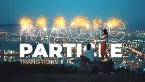 【达芬奇模板】魔法粒子画面溶解消散视频转场预设 Magic Particle Transitions