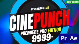 【AE/PR模板/视频素材】9999+电影视觉特效LUTs调色视频素材音效预设套装 CinePunch v22