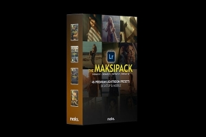【LR预设】46款 Maks Photography 胶片复古颗粒电影肖像摄影调色Lightroom预设4套合集 The MAKSIPACK – Maks Photography