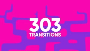 【AE/PR模板】303个动漫卡通MG图形转场动画预设 303 Cartoon Transitions（Mogrt）
