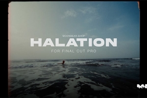 【FCPX插件】视频高光边缘RGB胶片光晕视觉特效 Halation – Film Glow Effect
