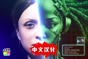 【FCPX插件】16种可视化高科技光效网格扫描特效转场动画 Luca Visual FX – Layer Scan 汉化版
