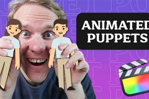 【FCPX插件】218个木偶卡通人物角色场景MG动画短片制作工具 Stupid Raisins – Puppet Pop