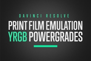 【达芬奇预设】达芬奇YRGB打印胶片仿真模拟调色节点预设 Juan Melara – Davinci YRGB Print Film Emulation PowerGrades
